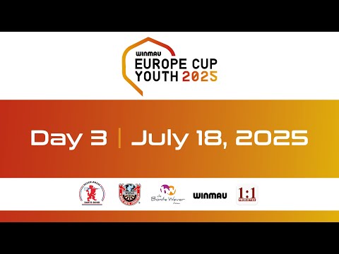 Winmau WDF Europe Cup Youth 2025 - Day 3