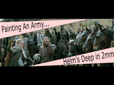LotR in 2mm - Painting an Army
