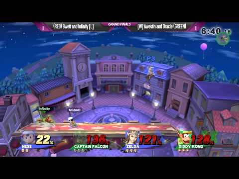 SW12 Smash Wii U - Infinity and Bwett vs Awestin and Oracle - Grand Finals