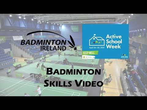 Active Schools Week - Badminton Challenge - Moya Ryan