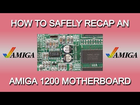 How to safely recap a Commodore Amiga 1200 motherboard