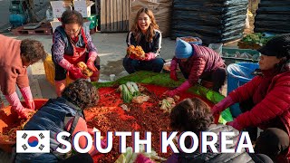 Making authentic Kimchi in a Korean village!
