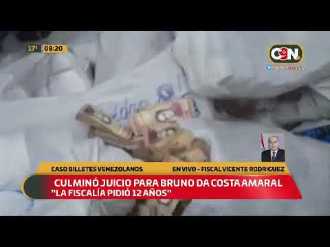 Caso billetes venezolanos: Culminó juicio para Bruno Da Costa Amaral