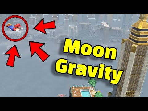 What If Moon Gravity was Everywhere (Super Mario Odyssey)