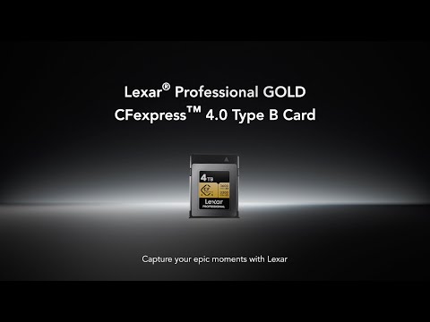 Lexar® Professional GOLD CFexpress™ 4.0 Type B Card