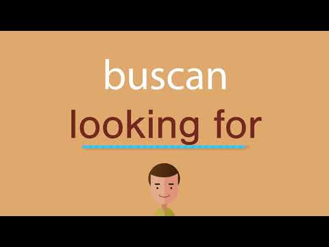 Cómo se dice buscan en inglés