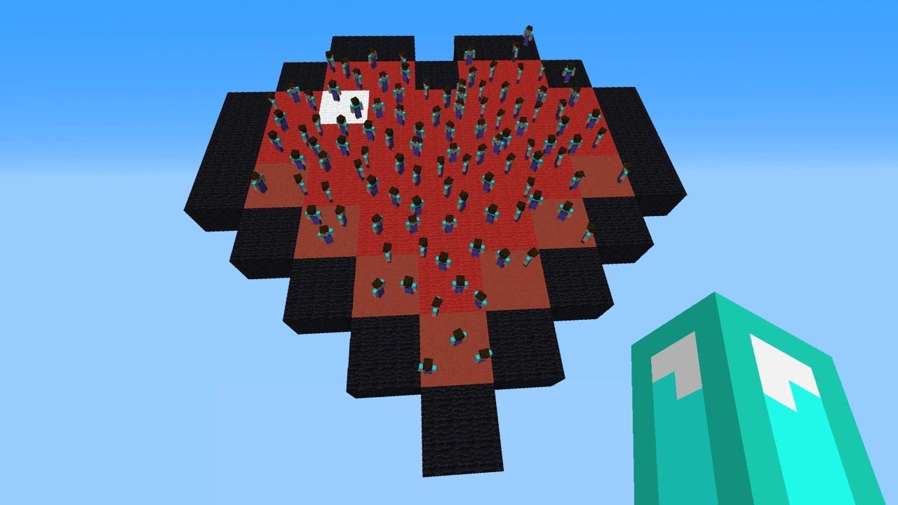 i hosted a minecraft event but kids only have 1 heart…
