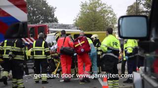 preview picture of video 'Zwaargewonde bij ongeval Turnhoutseweg Reusel'