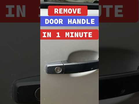 How remove the door handle for 1 minute? #shorts,#doorhandle