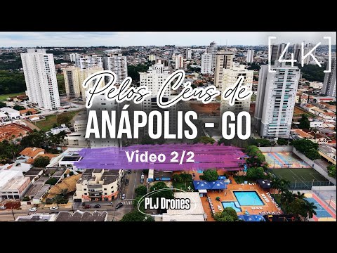 369 - 4K - Drone - Pelos Céus de Anápolis - 2/2 #drone #anapolis #anápolis #cidade #cidades #goias