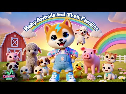 BABY ANIMALS AND THEIR FAMILIES | Official Music Video | CHEEKY BAND Music Ep 46