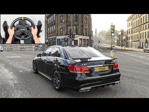 Mercedes Benz E 63 AMG | Forza Horizon 4 | Steering Wheel Gameplay