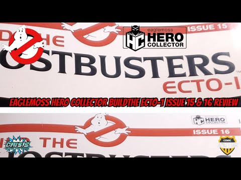 Eaglemoss Hero Collector Build The Ghostbusters Ecto-1 Issue 15&16:Stages 51-59
