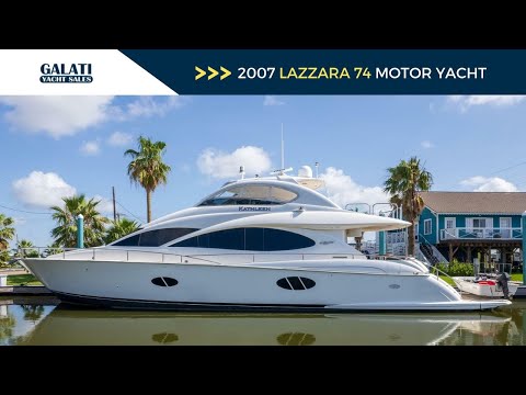 Lazzara 74 MOTOR YACHT video