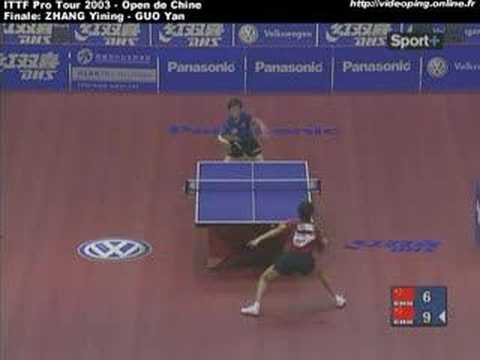 ZHANG Yining vs. GUO Yan China Open 2003