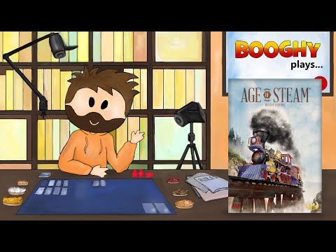 Booghy plays... Age of Steam(Balkans)(3p, Playthrough, Impressions)