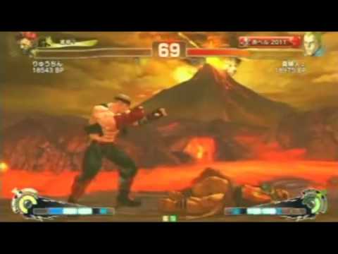 Super Street Fighter 4 AE v.2012 \\\  Japanese Match #11 - AKUMA vs ABEL \\\