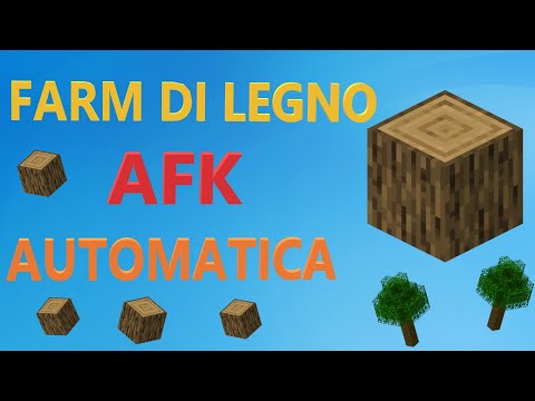 [1.21+] FARM DI LEGNO AUTOMATICA AFK - BEDROCK/JAVA