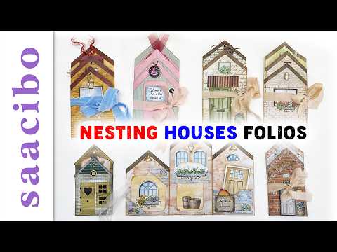 Nesting Houses Ephemera Folios  #junkjournaltutorial #freeprintables