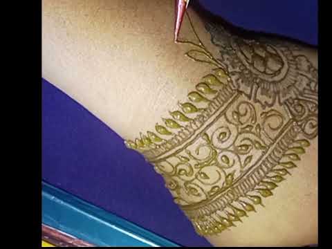 Back hand simple mehendi art for beginners |Lamia's Henna Designs
