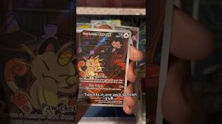 Final pack magic 👀 Team Rocket’s Meowth IR + double hit 🔥 #PokemonTCG #PokemonCards #tcg #pokemon