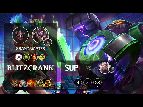 Blitzcrank Support vs Rakan - KR Grandmaster Patch 10.22