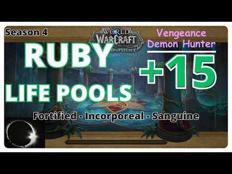 Ruby Life Pools +15 Fortified Incorporeal Sanguine - Vengeance Demon Hunter - Dragonflight Season 4