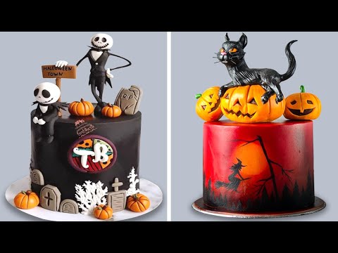 Top Cake Design Themed Halloween 🧛🏻‍♀️ Amazing Spooky Halloween Cake Ideas