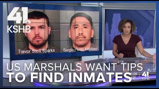 US Marshals offer reward for tips to find 2 escaped inmates from Cass County jail