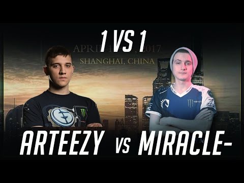 Arteezy vs Miracle- 1 vs 1 DAC 2017 Dota 2 by Time 2 Dota #dota2