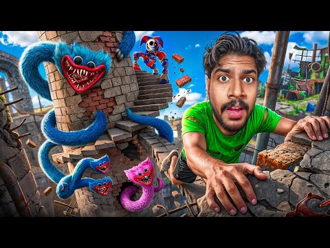 Can i Climb The Scary Poppy Playtime Tower in Roblox!!