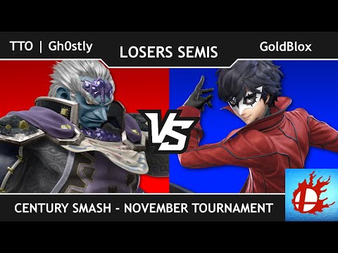 Century Smash November Tournament - TTO | Gh0stly vs. GoldBlox (Losers Semis)