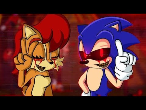 Sally exe all starts _ rouge exe shadow exe (Game over ending)