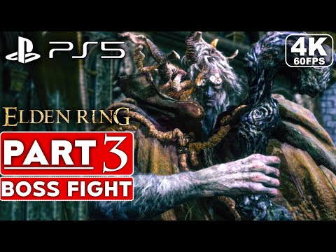 ELDEN RING PS5 Gameplay Walkthrough Part 3 BOSS FIGHT [4K 60FPS] - No Commentary