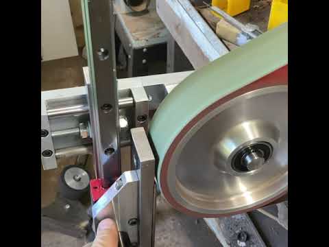 TR Maker surface grinder on @propforgeaustralia 2x72” bench grinder