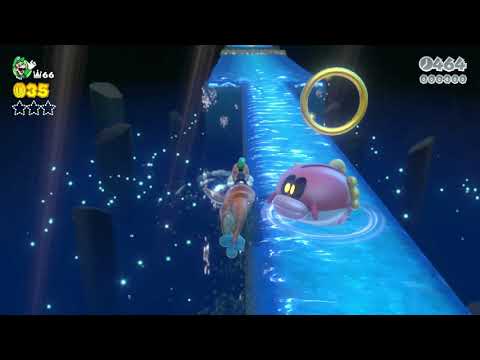 Super Mario 3D World (Switch) 5-1 Itemless Speedrun - Time: 61 (Former WR)