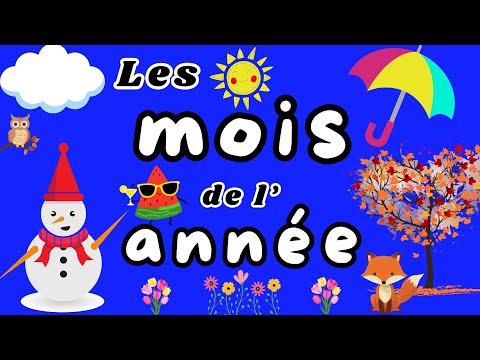 Easy French | Les mois de l’année | French vocabulary | La chanson des mois | Apprendre le français