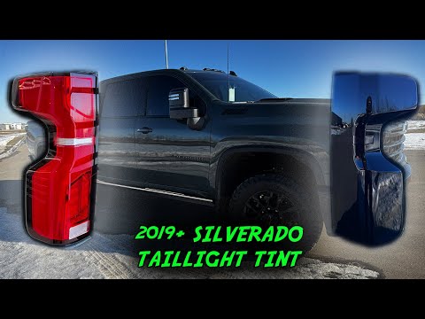 How To Tint Your 2019+ Silverado Taillights | DIY | Day In The Life