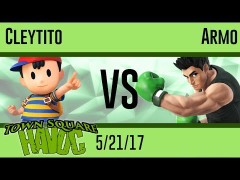 Cleytito (Ness) vs Armo (Little Mac)  - Town Square Havoc - Wii U