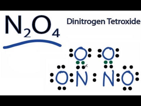 N2O4 Lewis Structure: How to Draw the Lewis Structure for N2O4