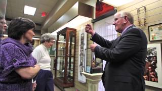 Medicine men grinding drugs on top of heads