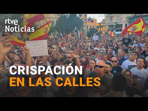 Multitudinària protesta a Ceuta contra la gestió del Govern en la crisi migratòria
