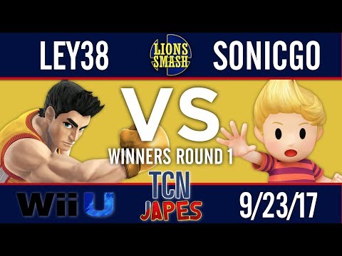 TCNJapes 2 - Ley38 (Little Mac) vs sonicgo (Lucas) - Smash 4 Winners Round 1