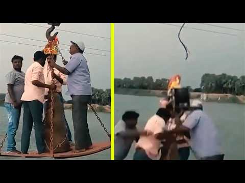 LIFTING CRANE ACCIDENT 😨