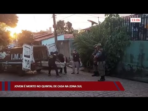 Jovem é morto no quintal de casa na zona sul 04 07 2022
