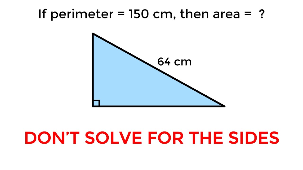 Right Triangle Area Puzzle