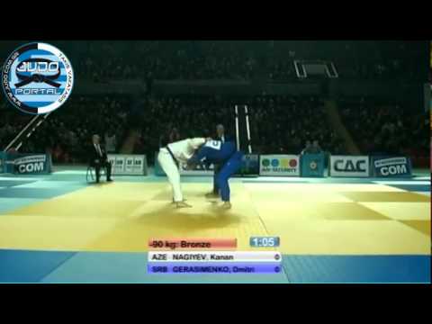 Borba za bronzu na Svetskom Kupu u Tbilisiju : NAGIYEV (AZE)-GERASIMENKO (SRB); kategorija -90kg