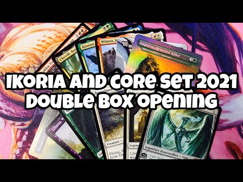 Ikoria + Core Set 2021 Double Box Opening - Still Collecting // MTG // Set Collecting