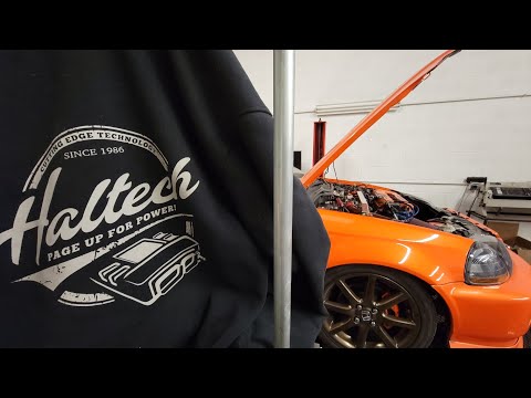 Haltech elite 550 plug and play setup for Honda and Acura