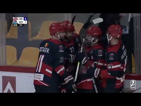 HK Zemgale/LBTU vs Liege Bulldogs (2:1) Highlights 14.10.2023 | IIHF Continental Cup 2023